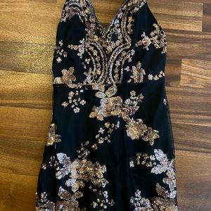 Sequin mini dress